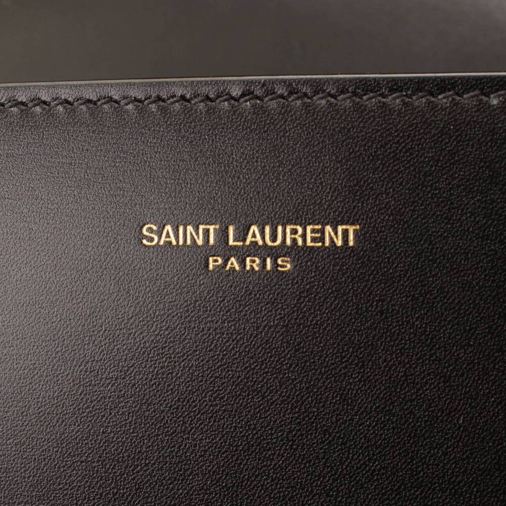 Saint Laurent Cassandra Leather Handbag Black - Picture 7 of 9